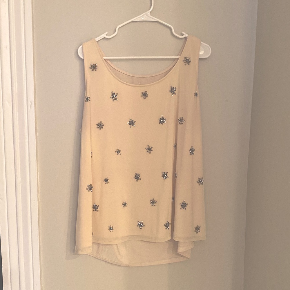 Lane Bryant beaded tank, size 18/20